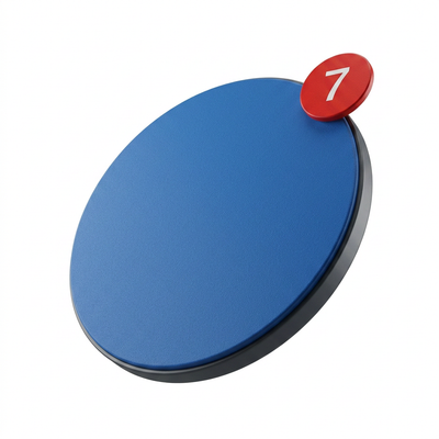 7 in Round platen #7